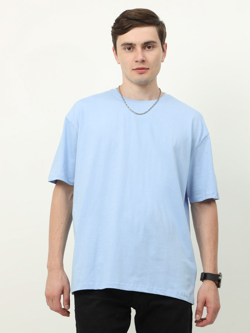 Baby blue Oversized T-shirt - UNISEX