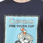 Classic Italian Blue Cuphead printed T-shirt for men