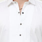 White premium tuxedo party shirt for men