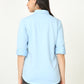 Sky Blue Double Pocket Royal Knit Overshirt - UNISEX