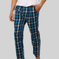Navy Blue soft and super comfortable checkered pajamas for men