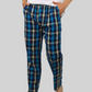 Navy Blue soft and super comfortable checkered pajamas for men