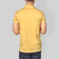 Mustard Classic Fine Italian  Collar T-shirt for mens