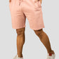 Peach casual premium loopknit shorts for men