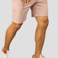 Rose Pink casual premium loopknit shorts for men