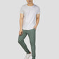 Green Casual Premium Loopknit Track Pant For Mens