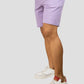 Purple casual premium loopknit shorts for men