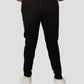 Black trouser trackpant for men
