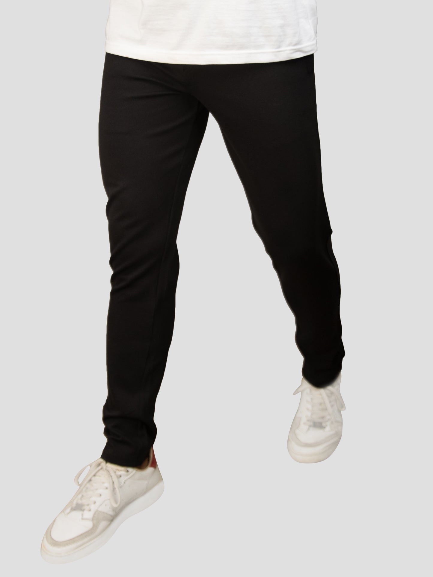 Black trouser trackpant for men