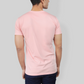 Classic Italian pink portrait printed T-shirt for men