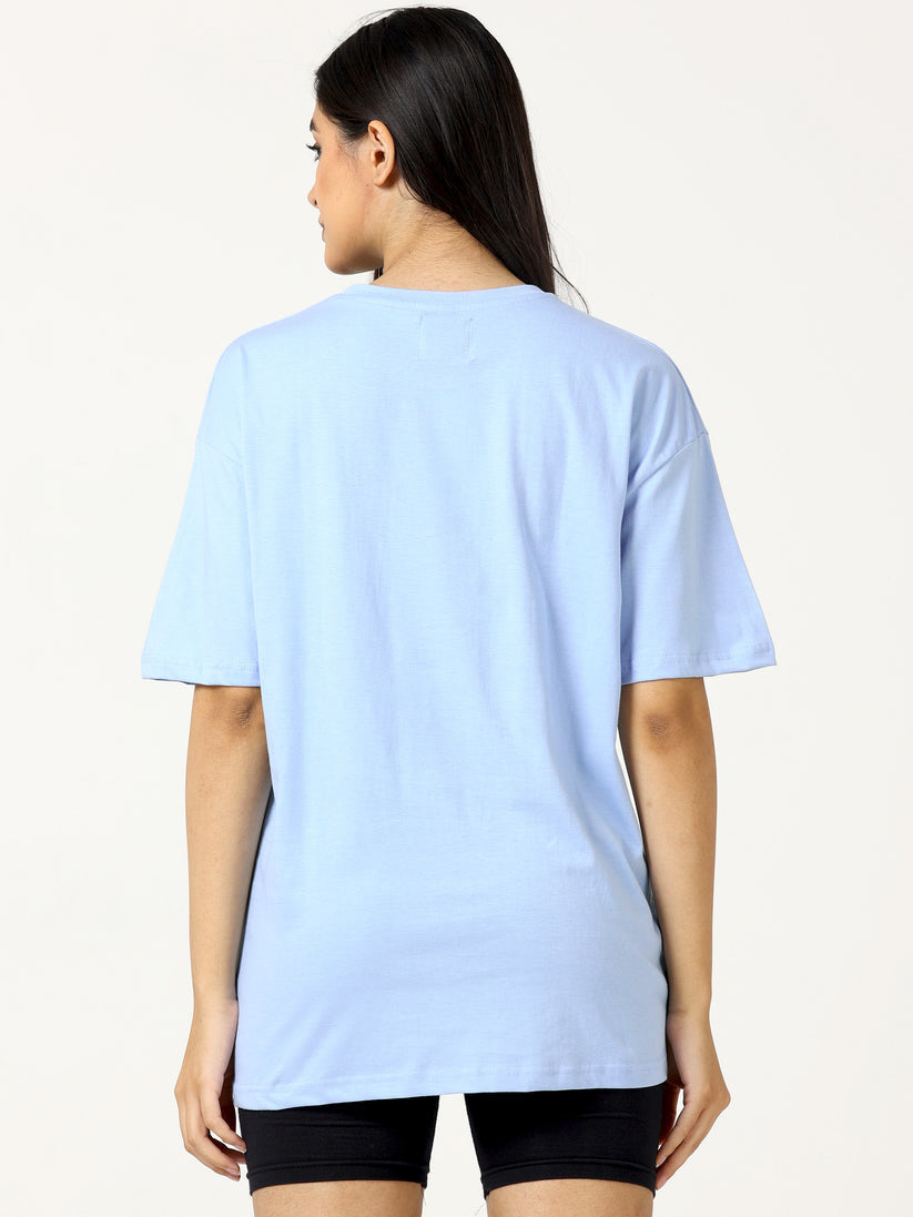 Baby blue Oversized T-shirt - UNISEX