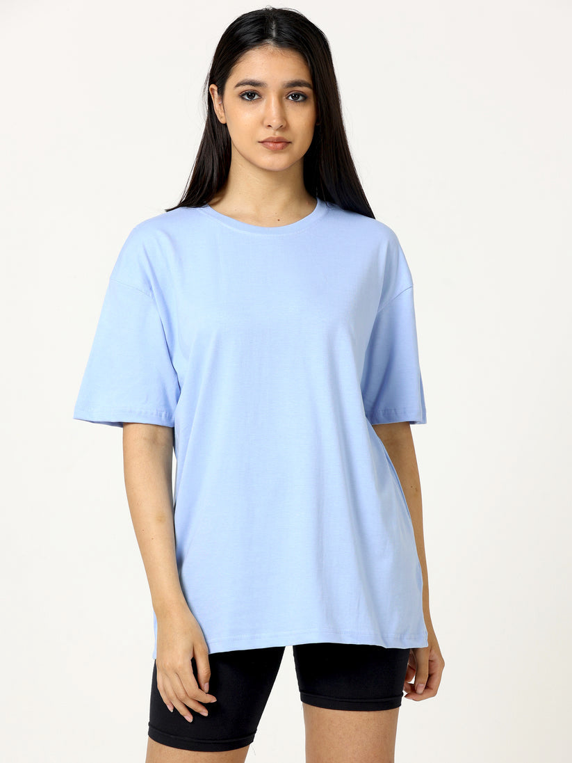 Baby blue Oversized T-shirt - UNISEX