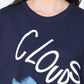 Blue Clouds Heavy Oversized T-shirt - UNISEX