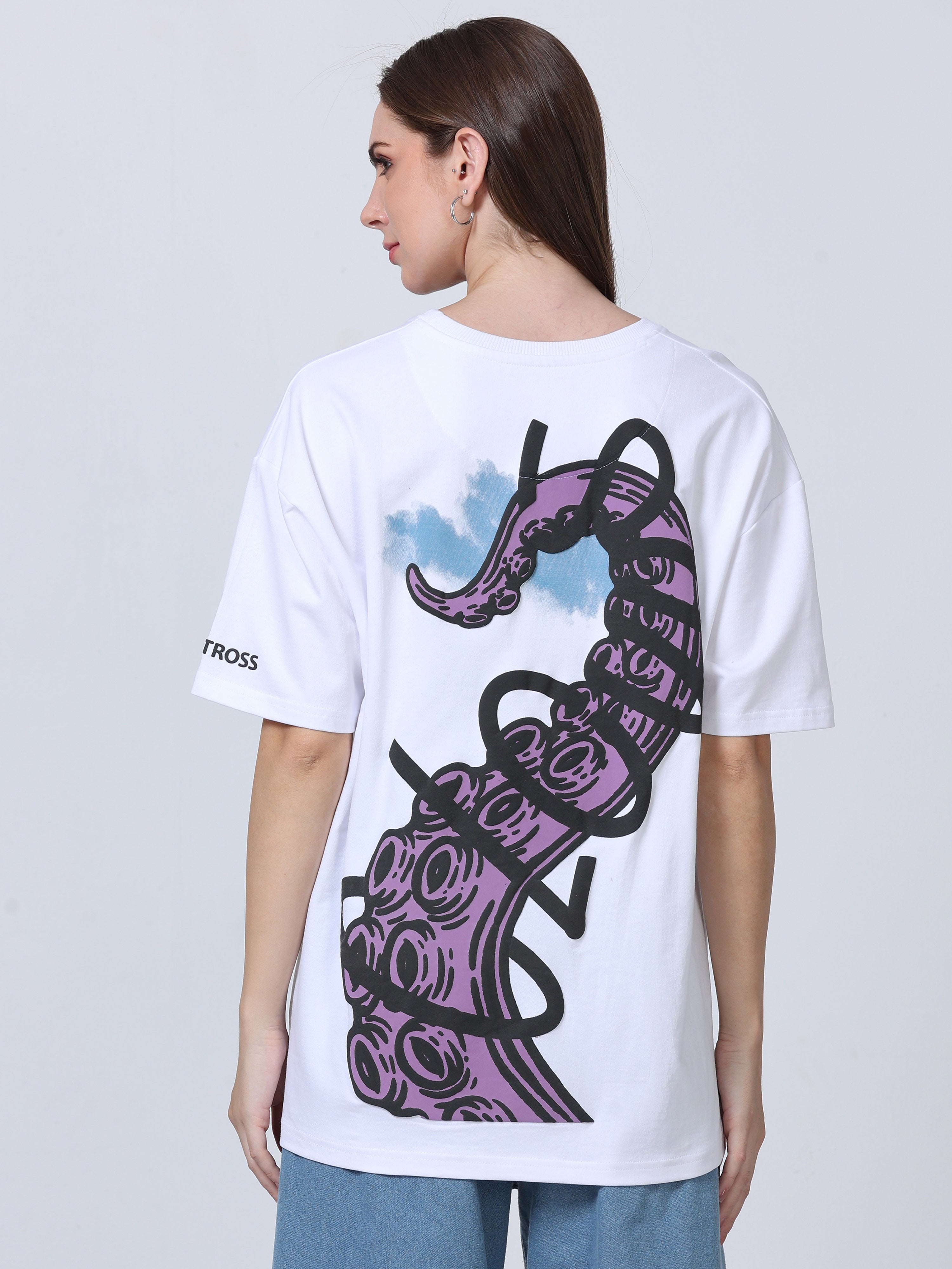 White Clouds Heavy Oversized T-shirt - UNISEX