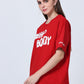 Red Gossip Body Heavy Oversized T-shirt - UNISEX