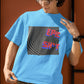 Blue Epic Shit Printed Oversized T-shirt - UNISEX