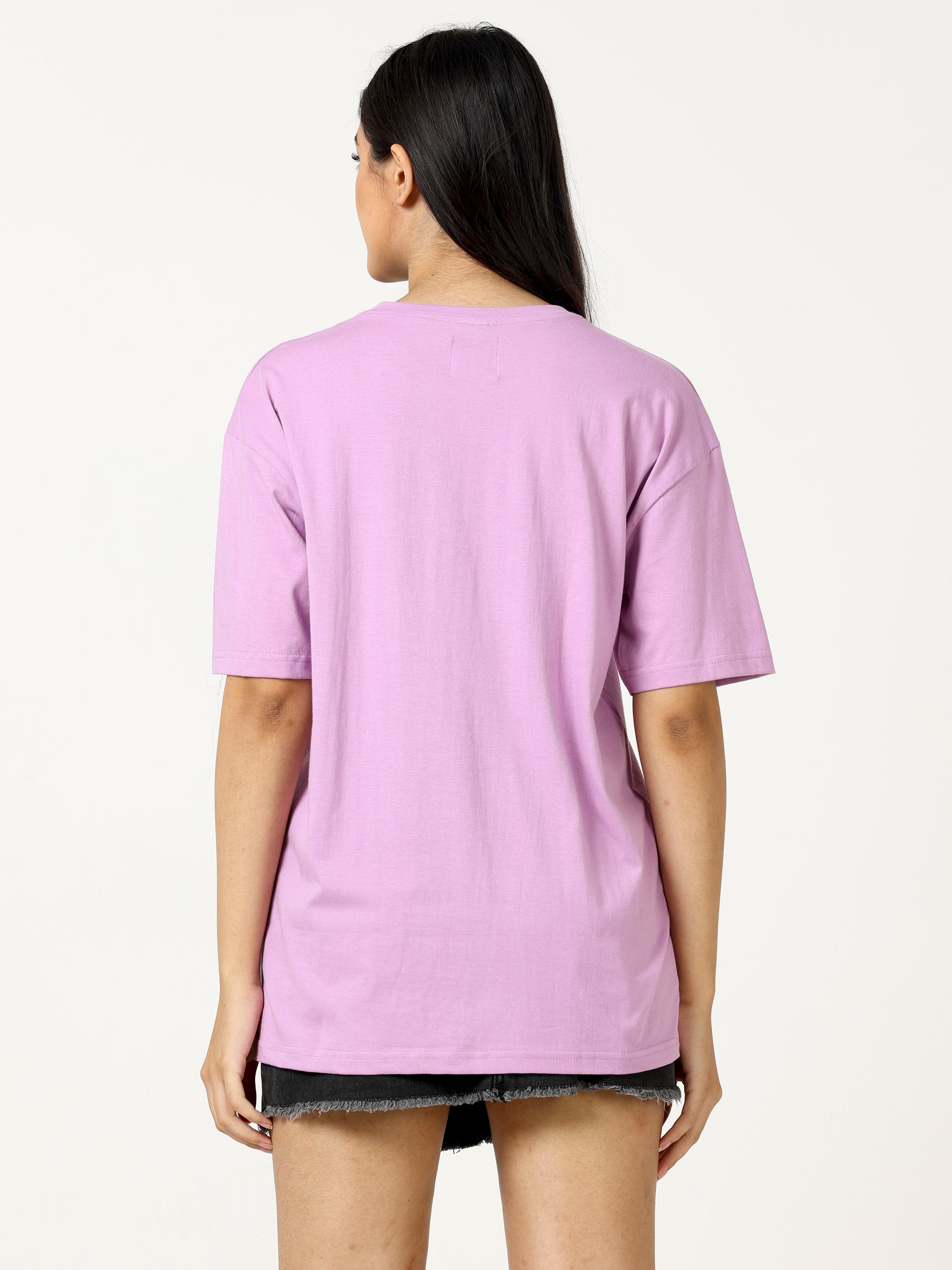 Pink Lunar Printed Oversized T-shirt - UNISEX