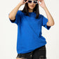 Royal Blue Oversized T-shirt - UNISEX