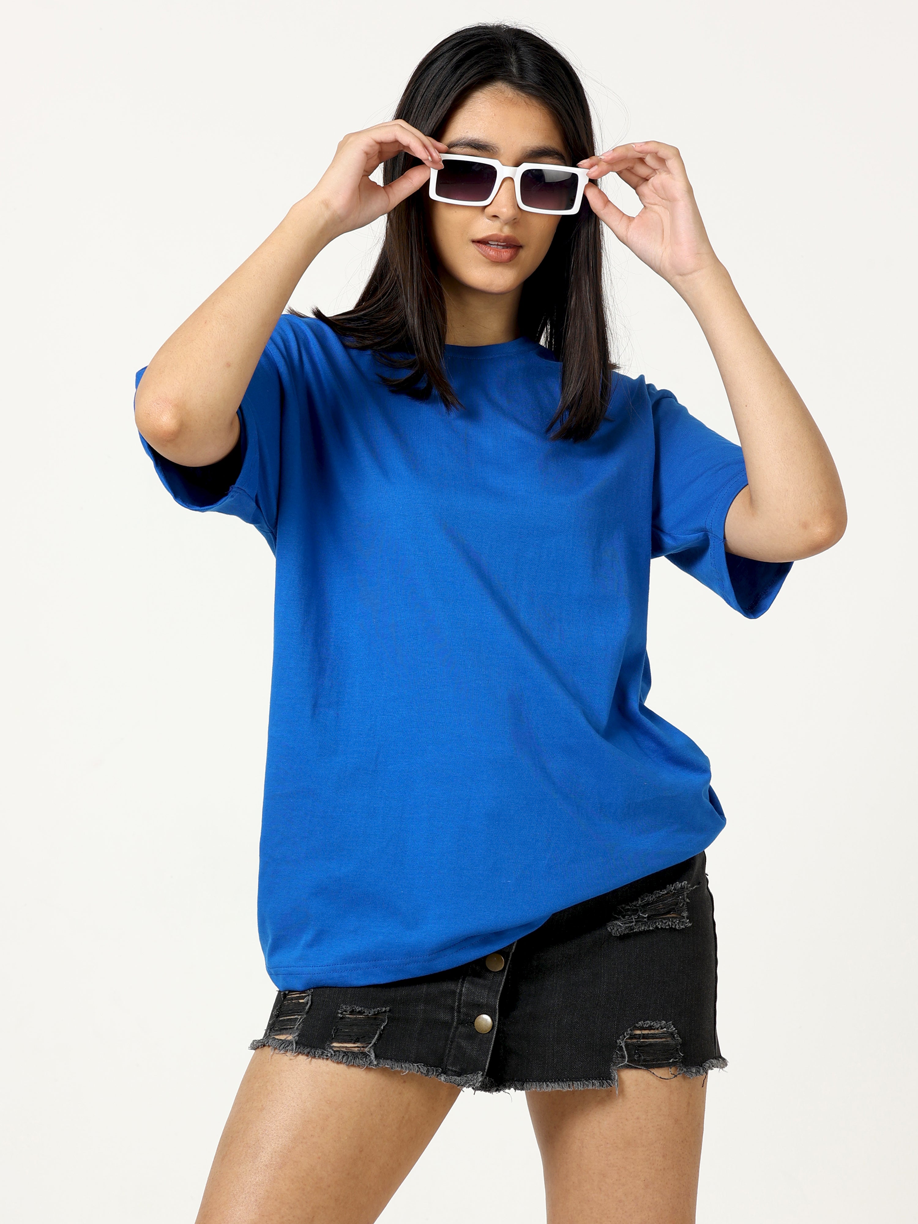 Royal Blue Oversized T-shirt - UNISEX