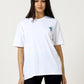 White Panda Printed Oversized T-shirt - UNISEX