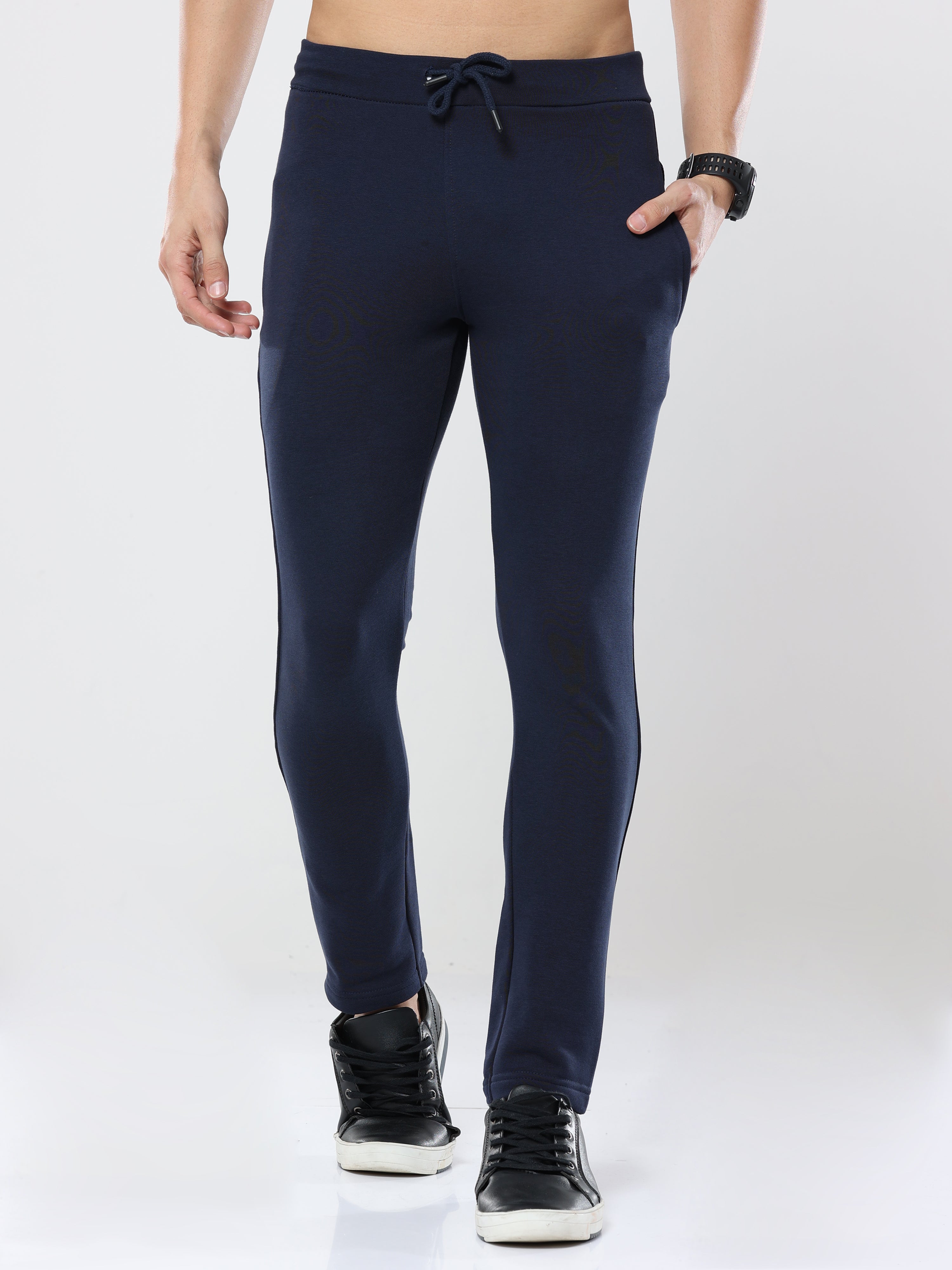 Navy Blue casual premium Track Pant for mens