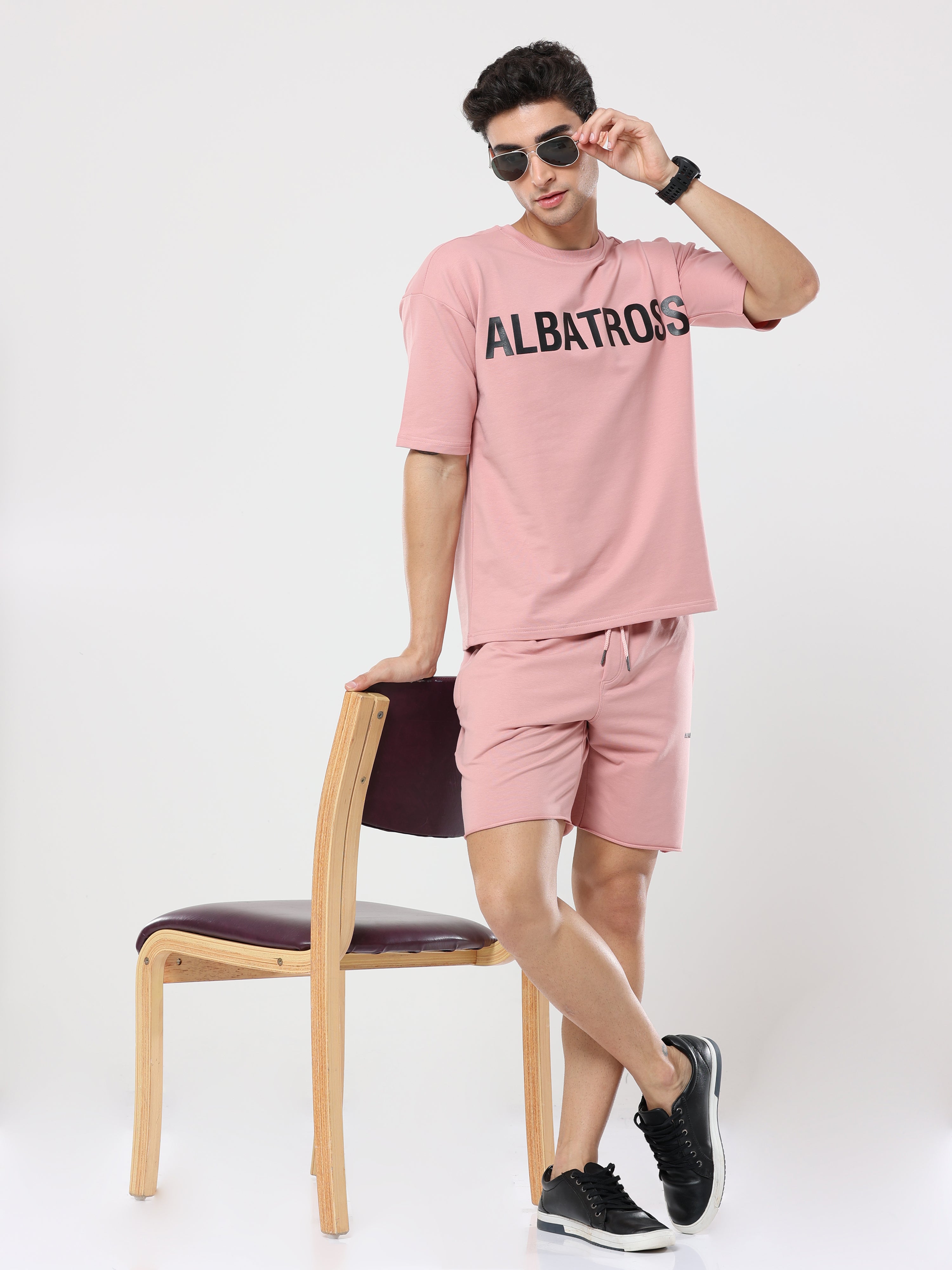 Albatross Signature Coral Very Premium Co-Ordset - UNISEX