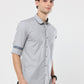 Light Gray Plain premium Cotton Oxford Shirt For Men