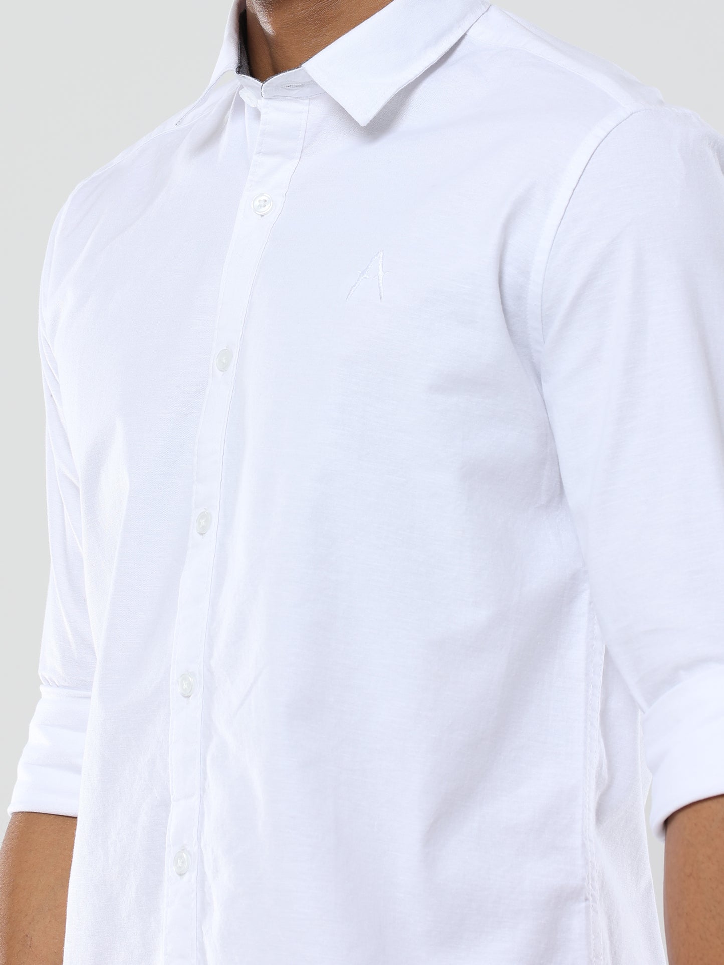 White Plain premium Cotton Oxford  Shirt For Men