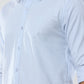 Light Blue Plain Premium Cotton Oxford Shirt For Men