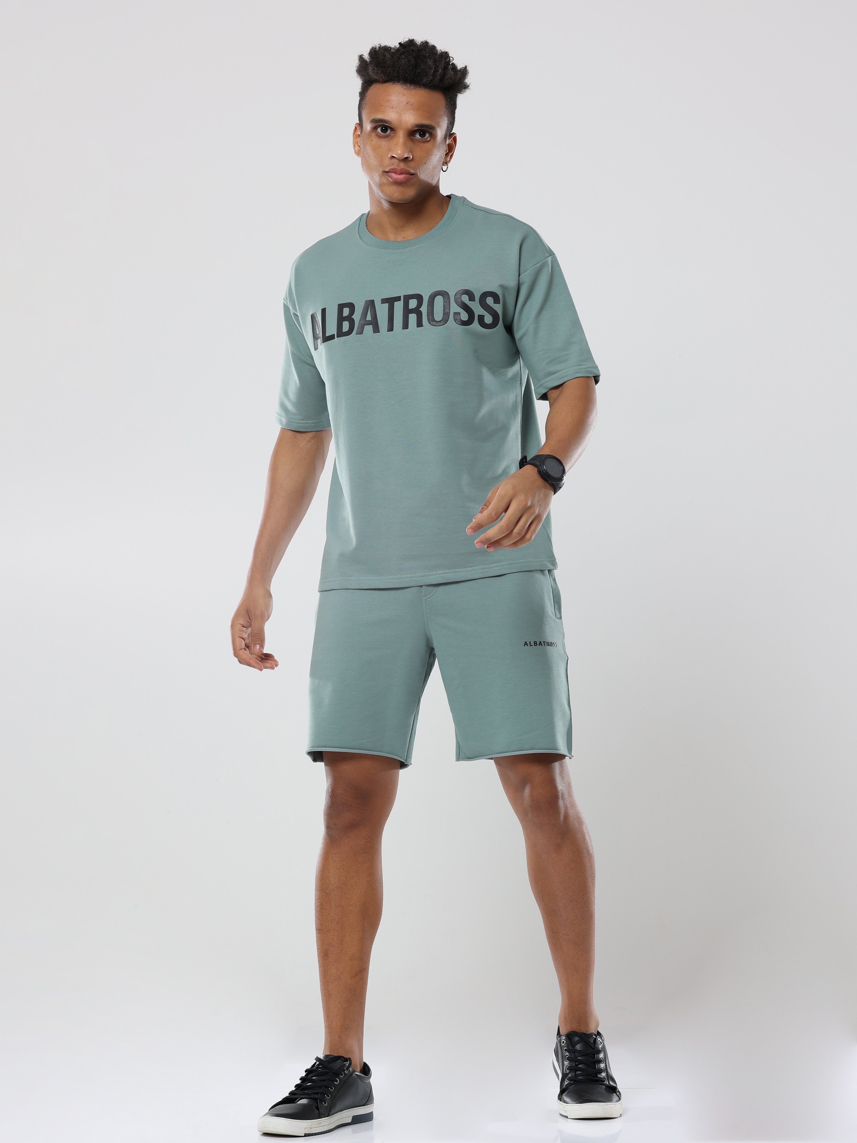 مجموعة Albatross Signature Sea Green Very Premium Co-Ordset - للجنسين