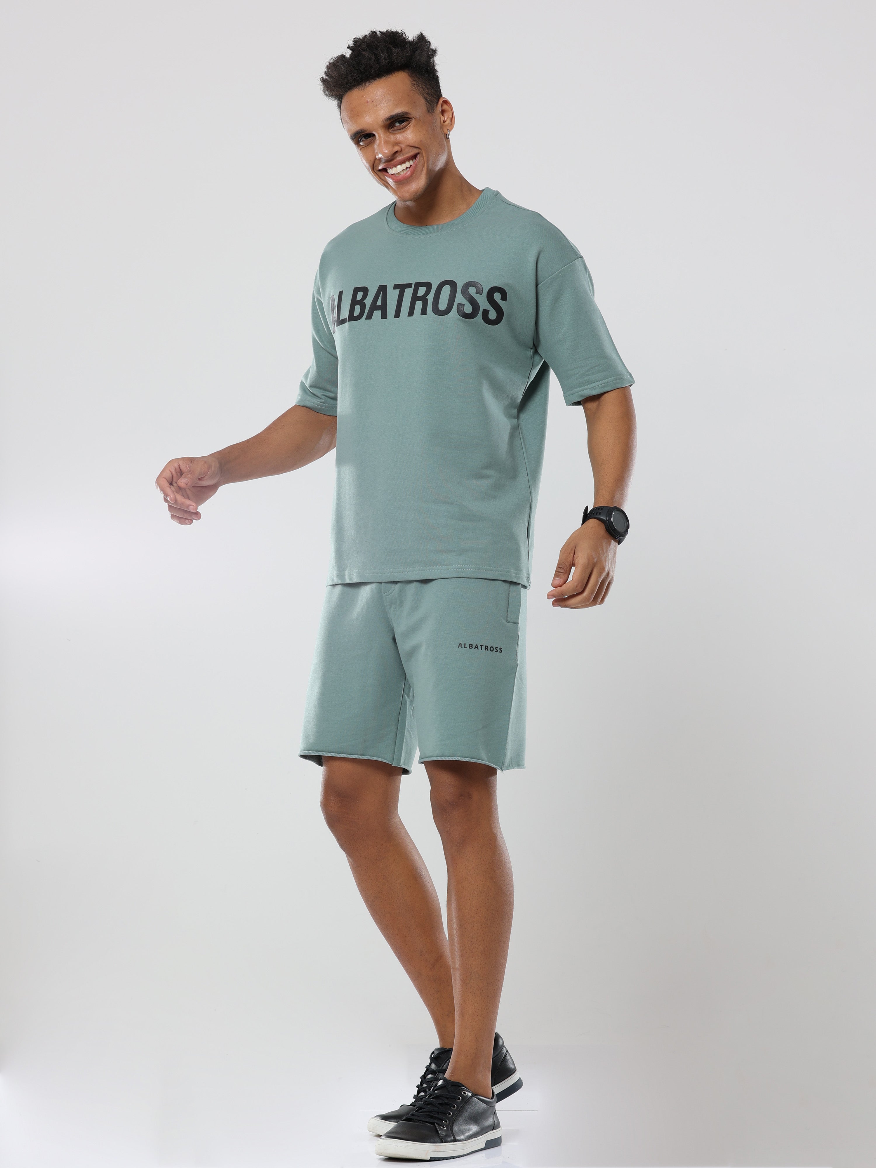 مجموعة Albatross Signature Sea Green Very Premium Co-Ordset - للجنسين