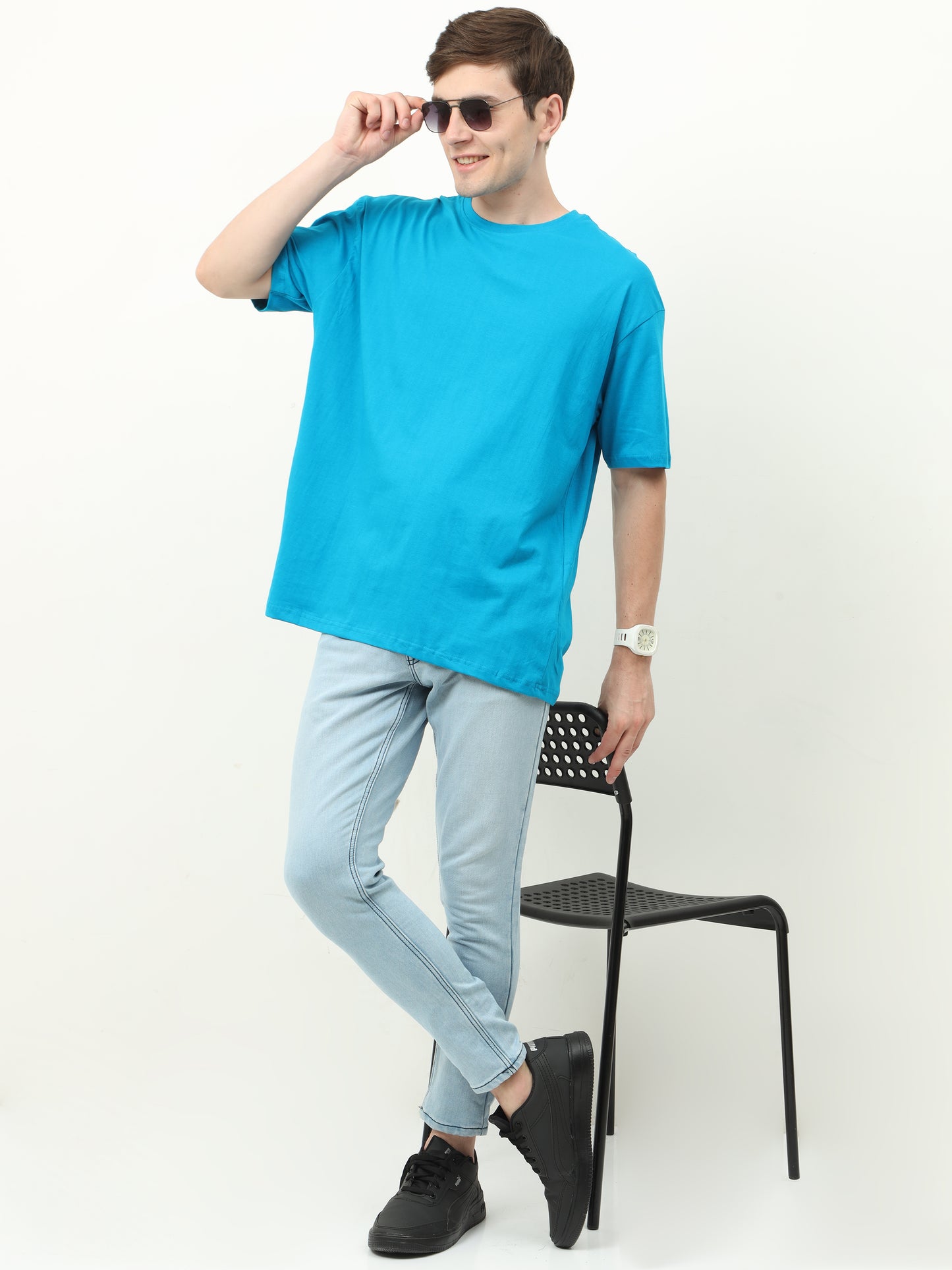 Sky Blue Oversized T-shirt - UNISEX