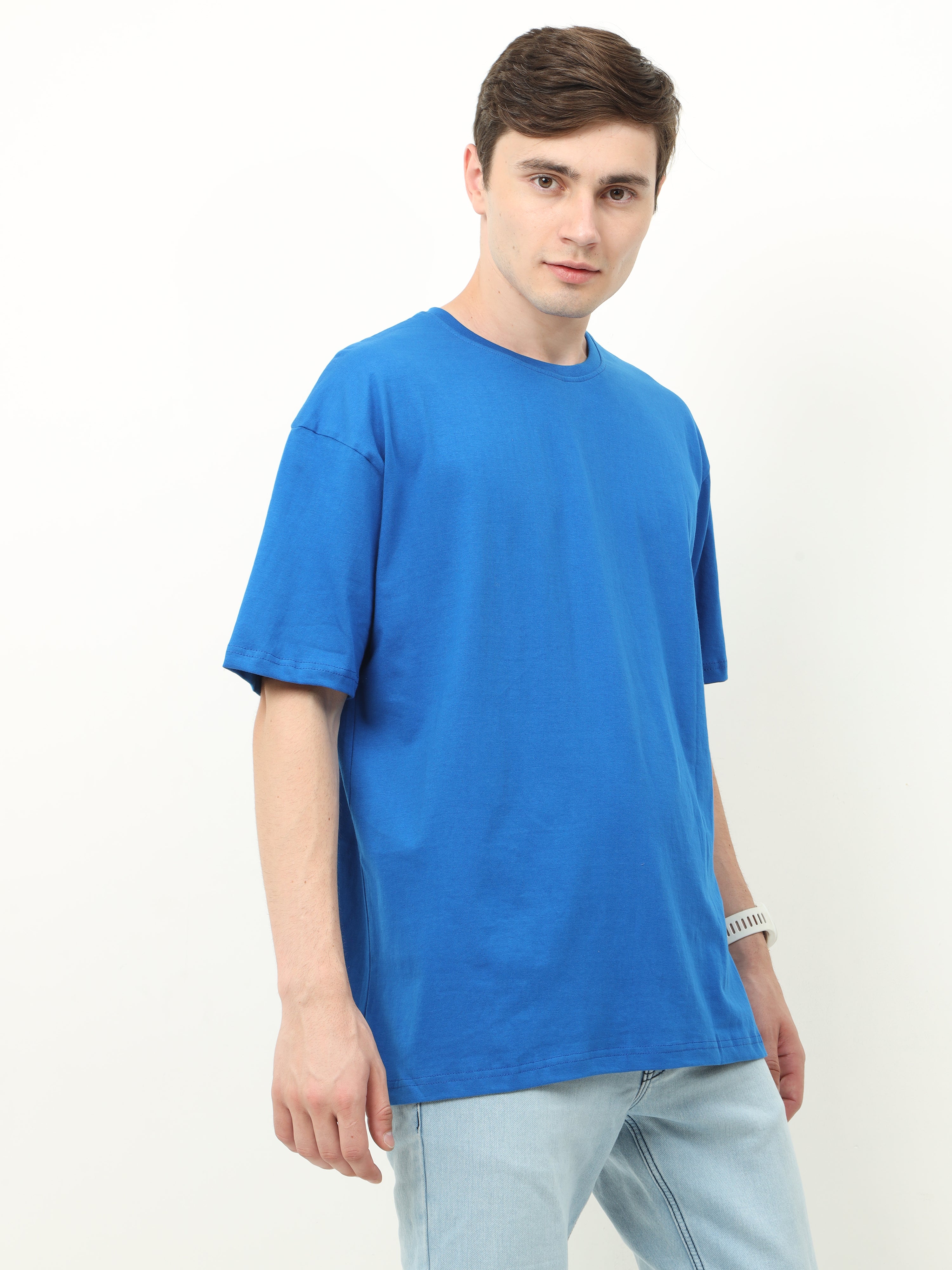 Royal Blue Blue Oversized T-shirt - UNISEX