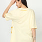 Cream What did you make today Oversized Tshirt for Women