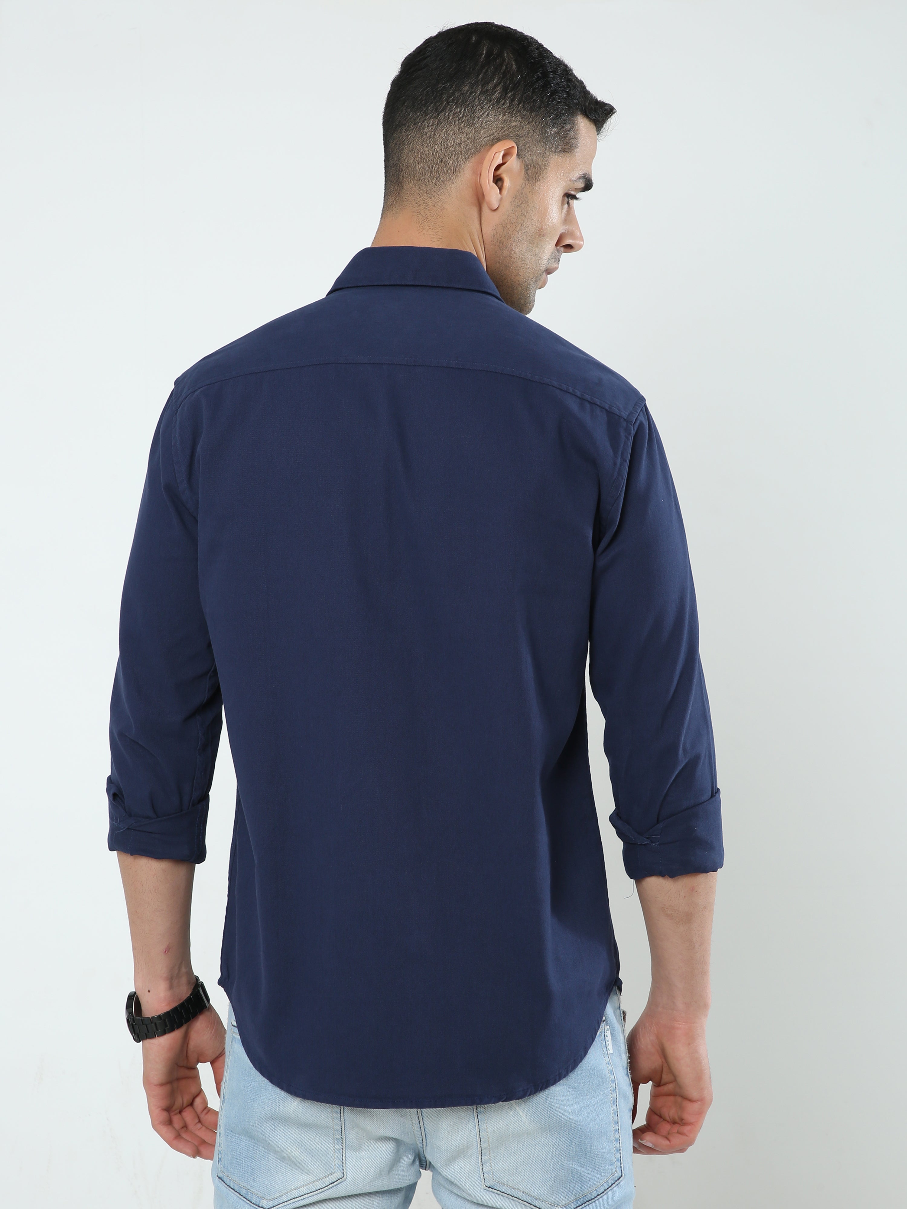 Albatross Blue Shacket for men