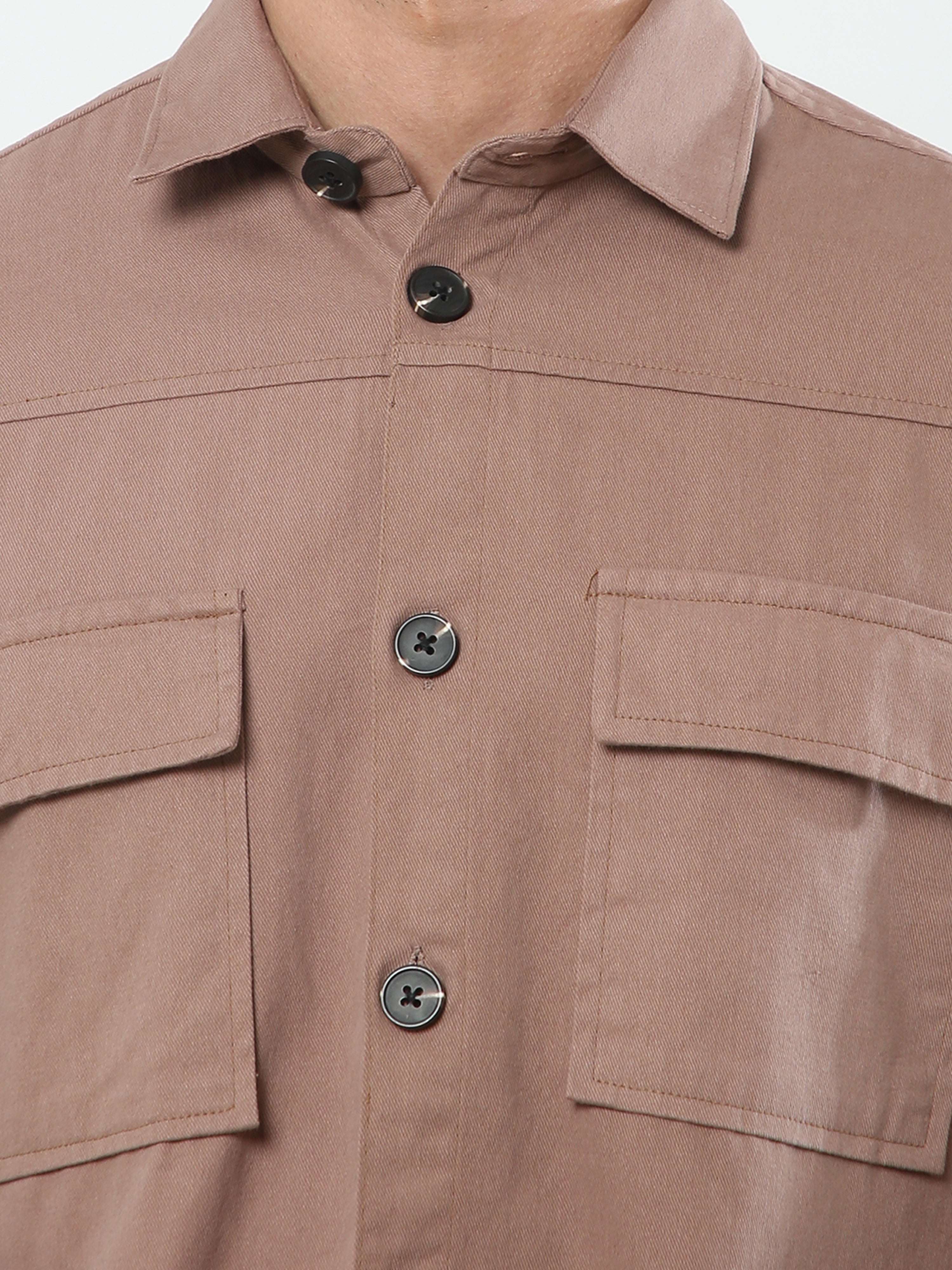 Albatross Rose Gold Shacket for men