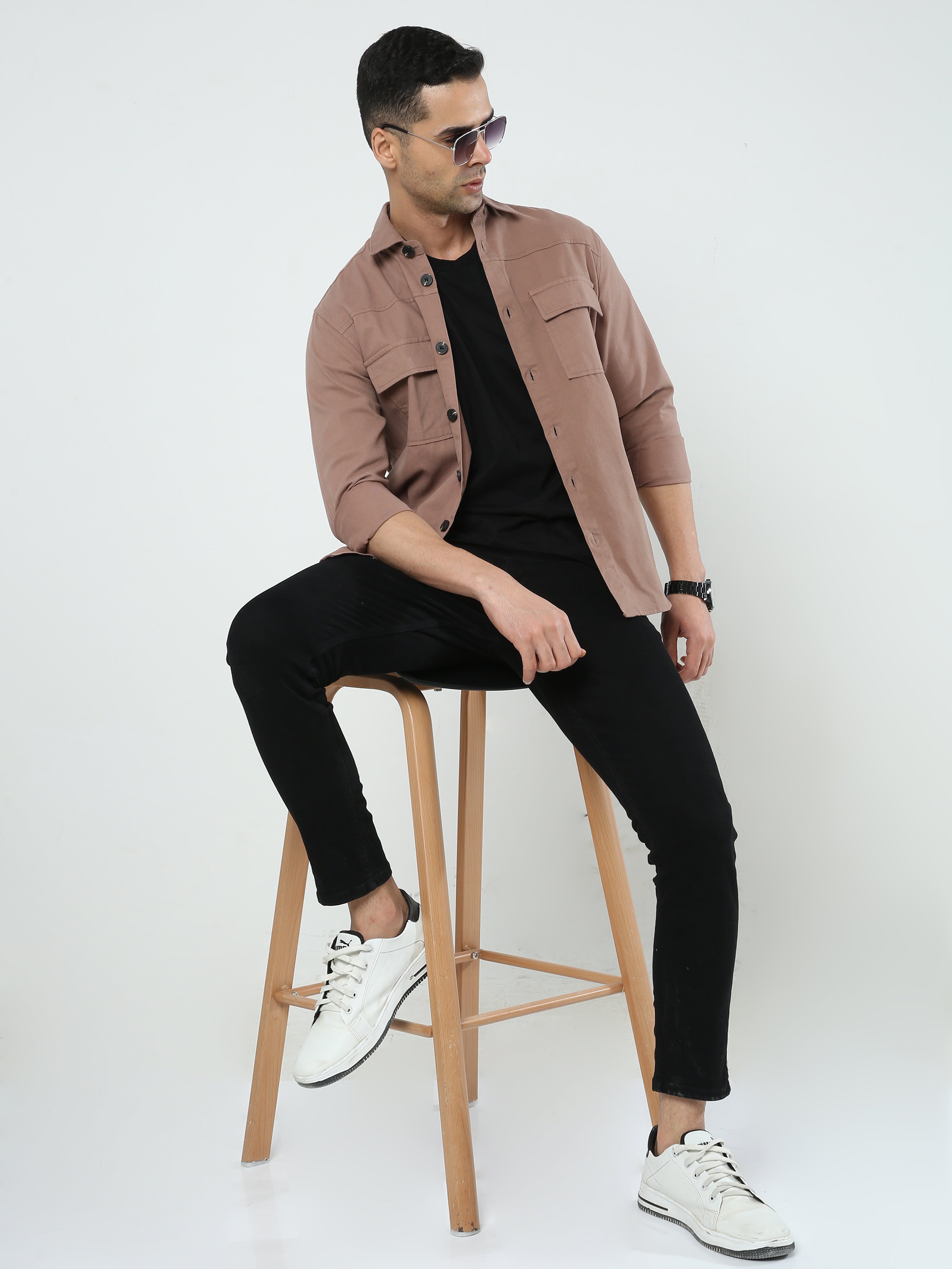 Albatross Rose Gold Shacket for men – Albatross Clothing