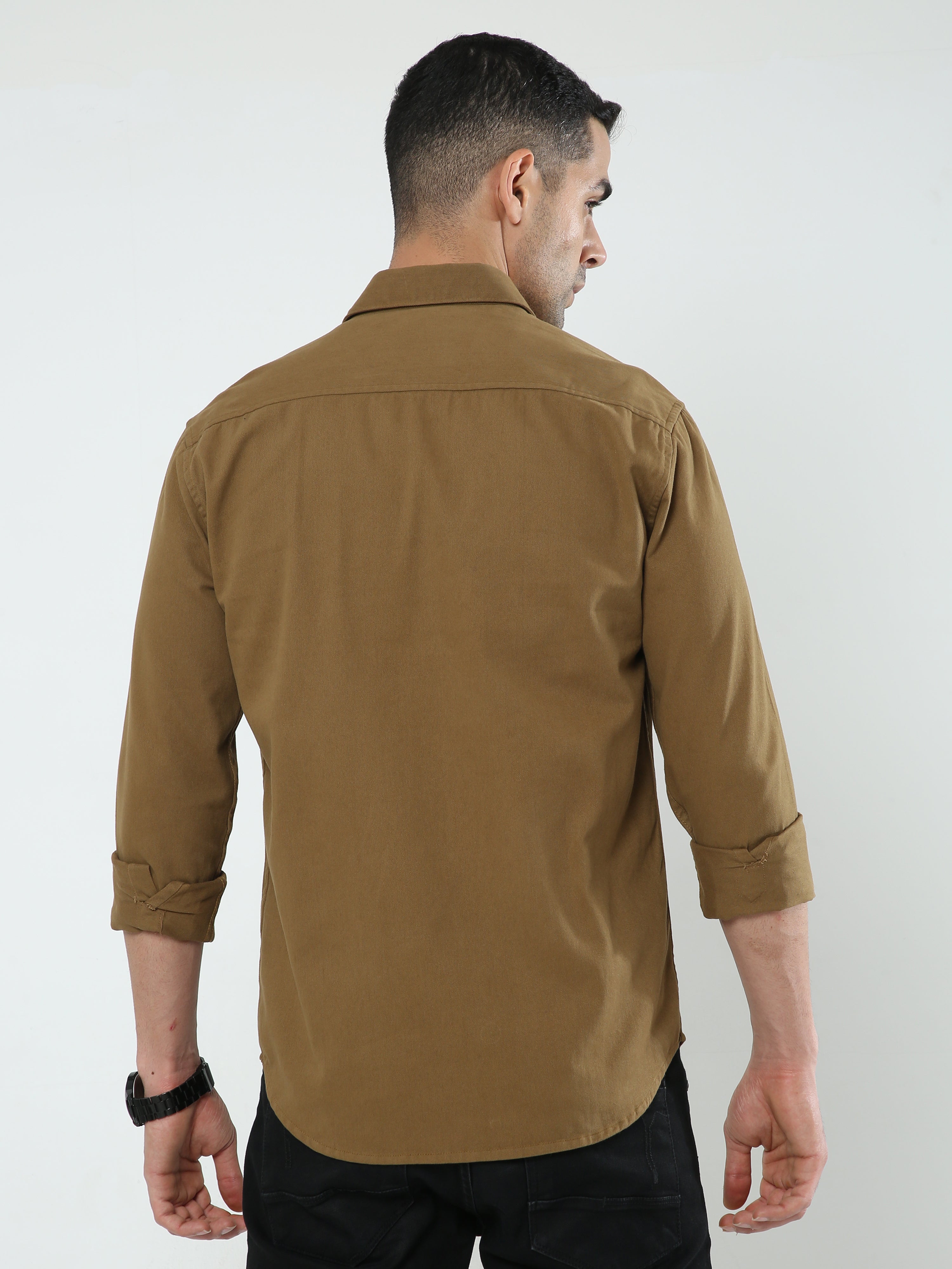 Albatross Camel Shacket for men