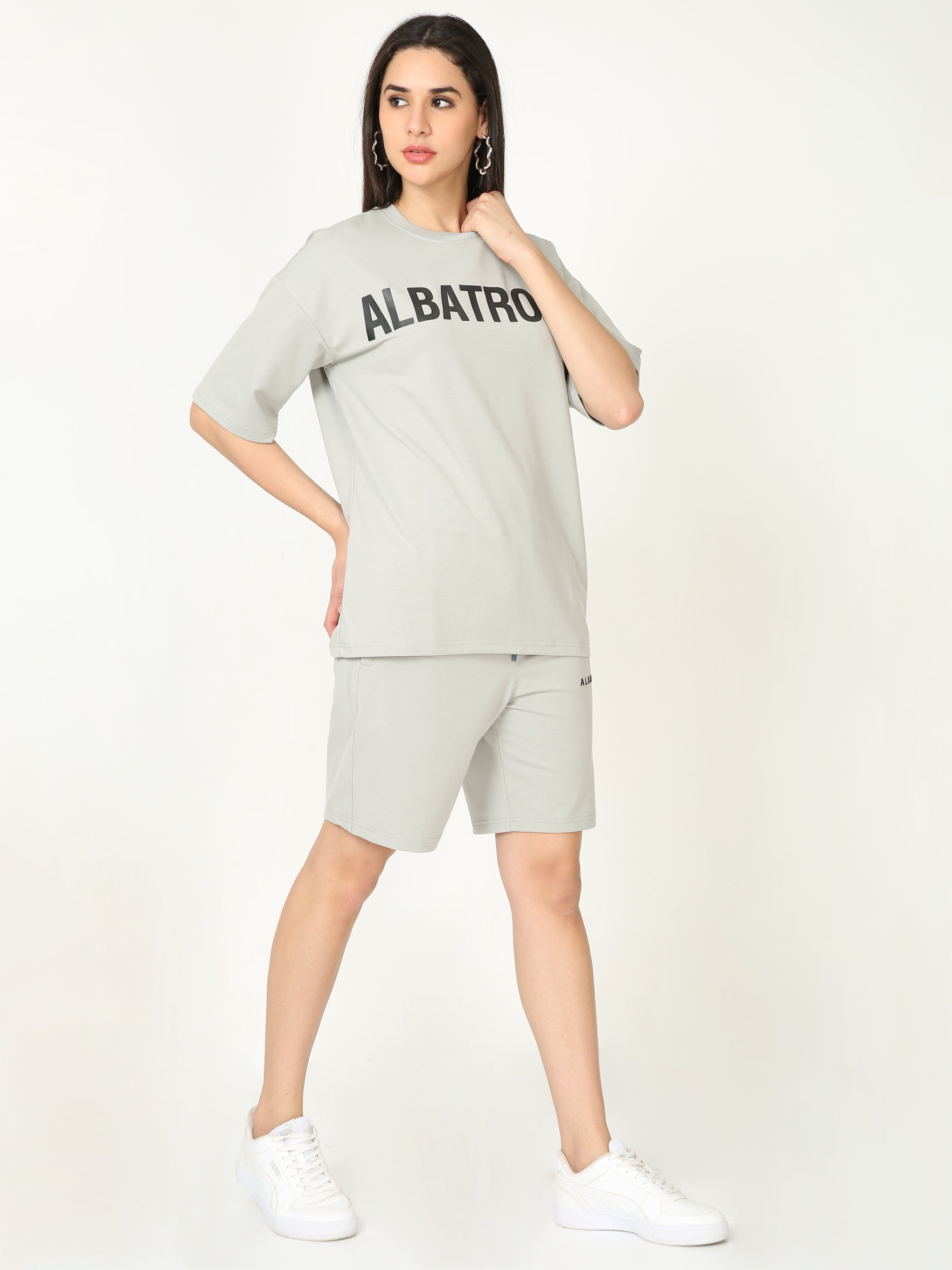 Albatross Signature Ash Grey Very Premium Co-Ordset - UNISEX