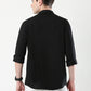Black Double Pocket Royal Knit overshirt - UNISEX