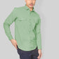 Pista Green Double Pocket denim shirt for mens
