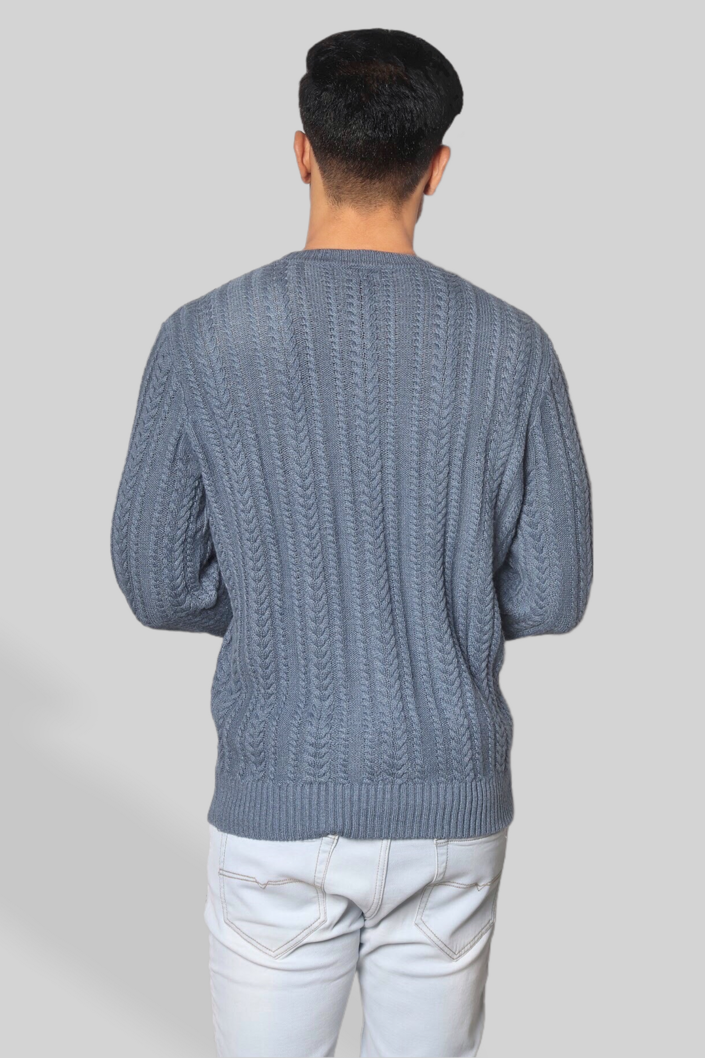 Blue Knitted  Jumper