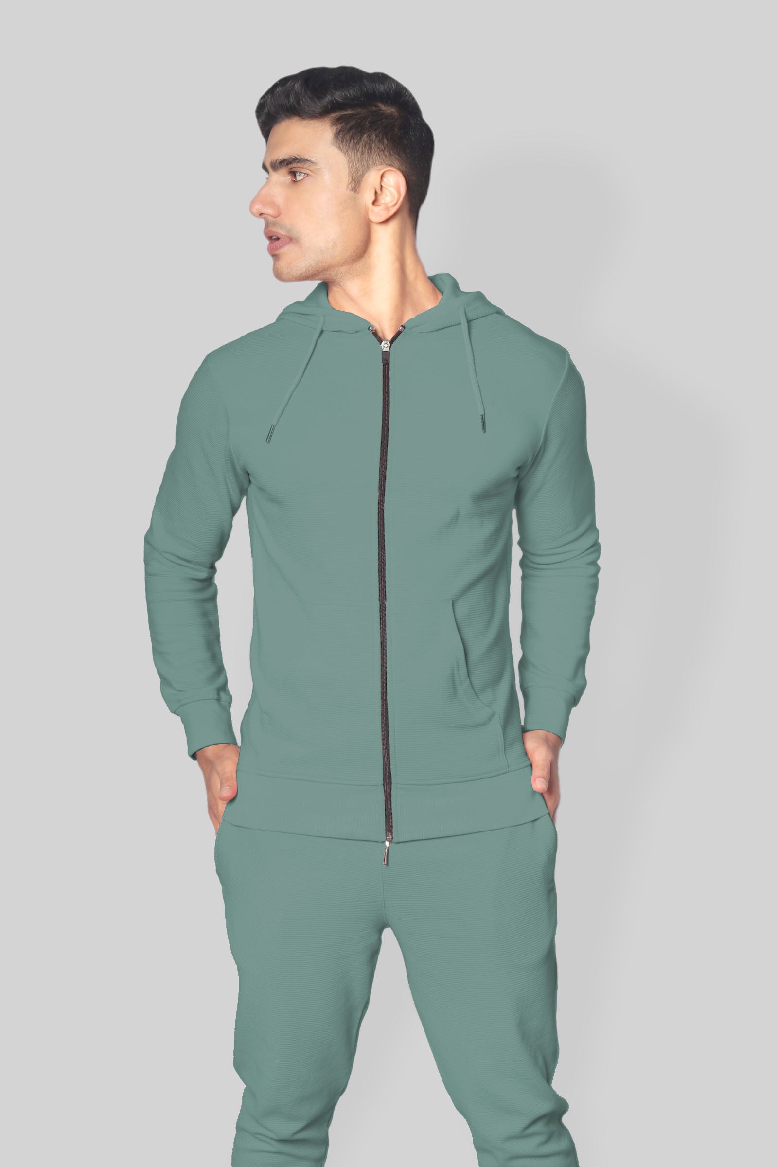 Albatross mens feel good cord fabric Light green Co-Ord Set - UNISEX