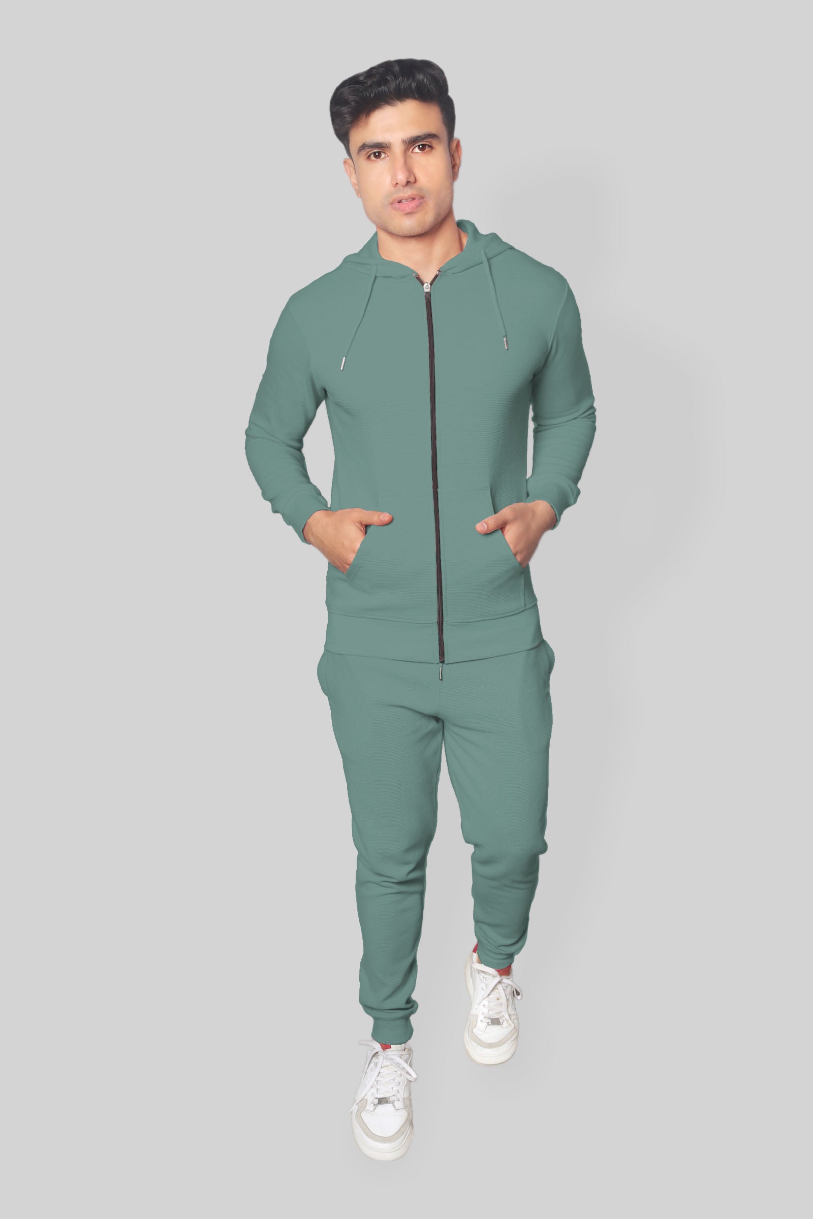 Albatross mens feel good cord fabric Light green Co-Ord Set - UNISEX