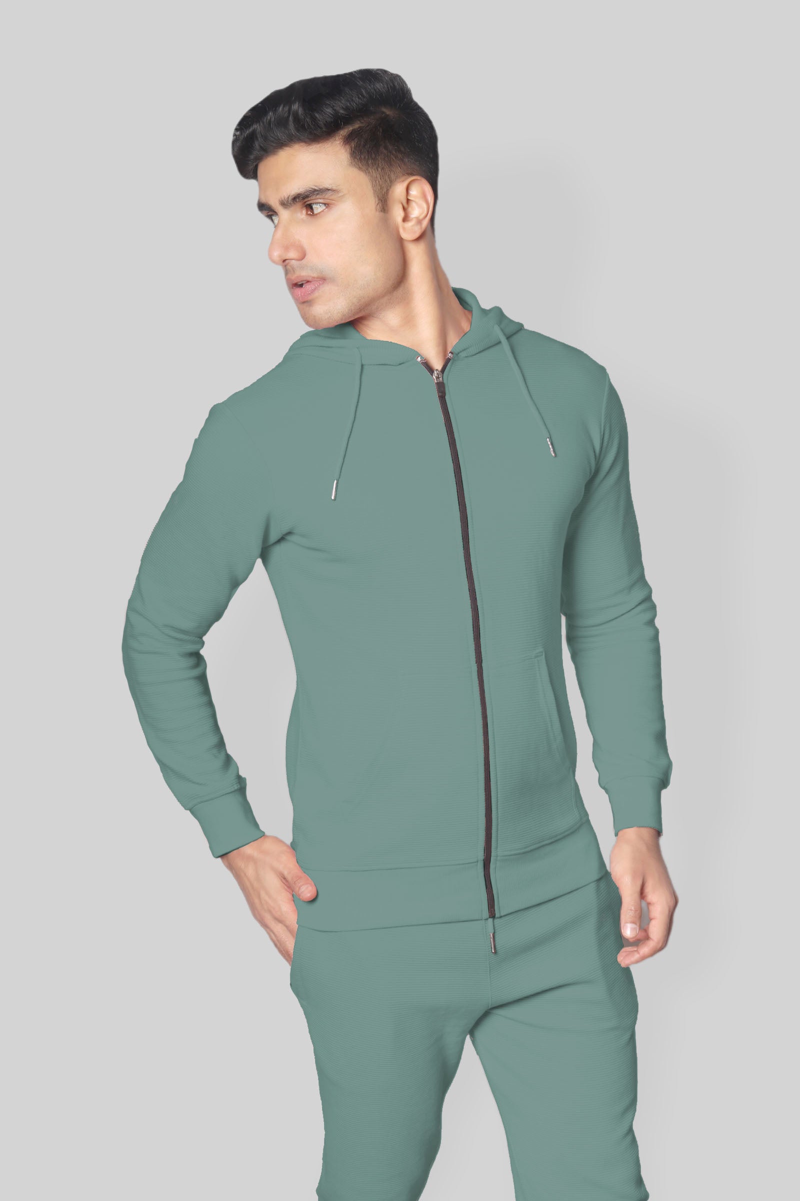 Albatross mens feel good cord fabric Light green Co-Ord Set - UNISEX