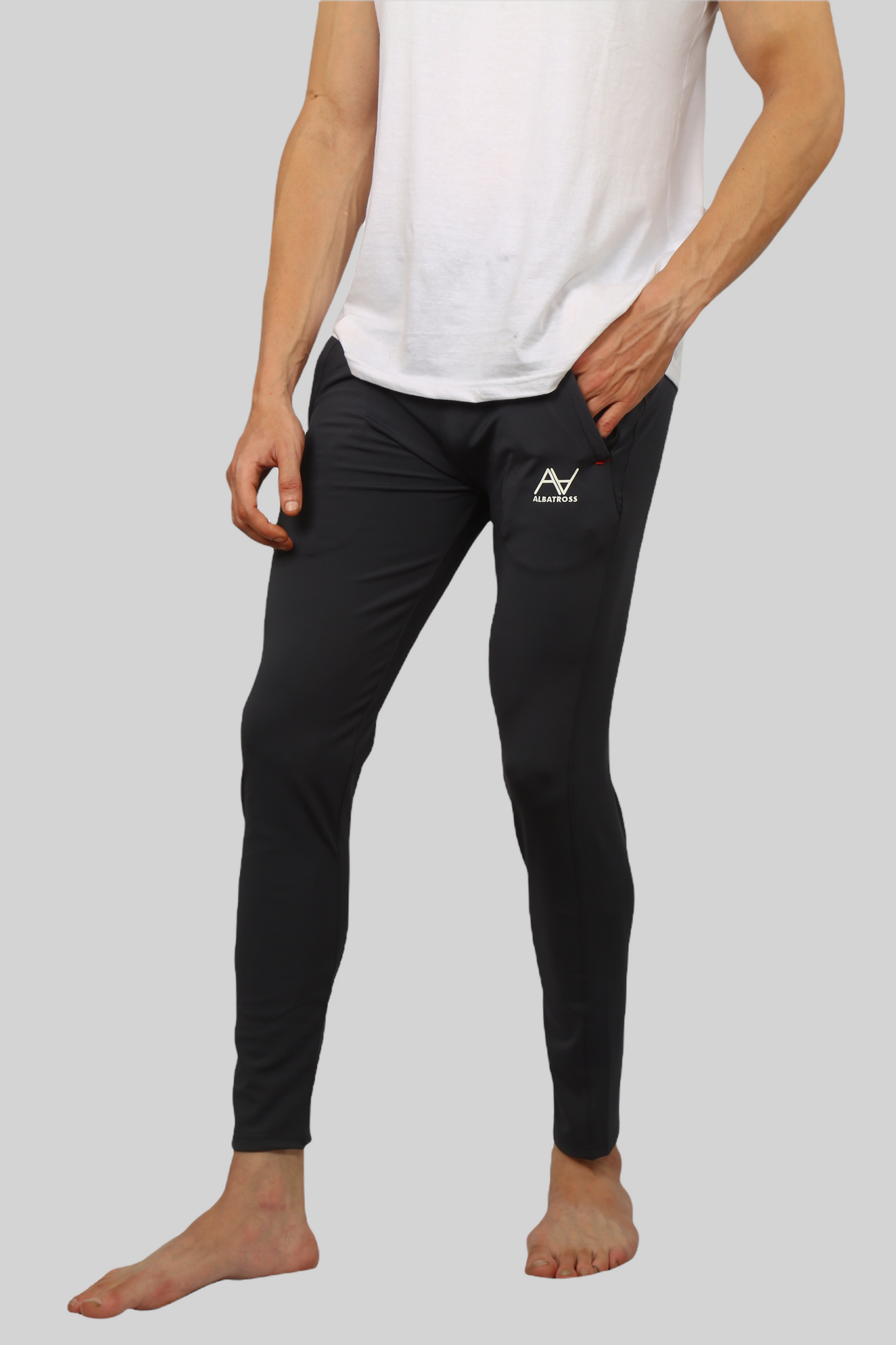 Dark Gray Active wear Dri-fit smooth and comfortable tracks for men