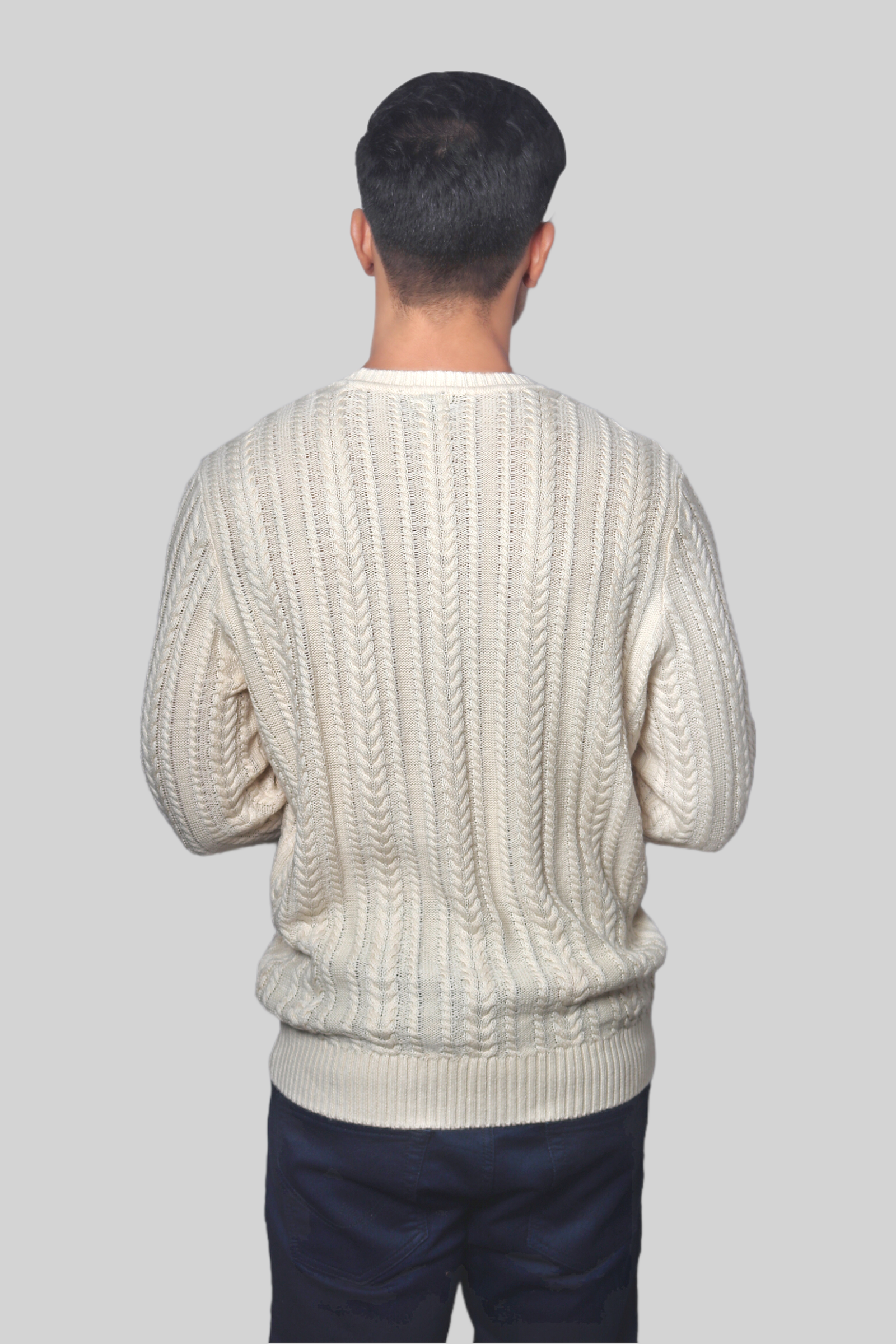 Cream Knitted  Jumper