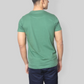 Solid Green plain Round Neck Cotton Tshirt for men