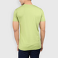 Parrot Green dissolved printed Classic Italian printed T-shirt for men