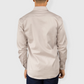 Gray Plain premium Cotton satin shirt with pocket for men